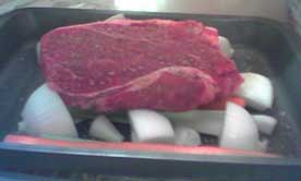 a large piece of meat